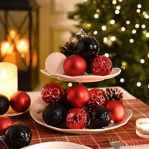 Valery Madelyn 50ct Christmas Tree Decorations Ball Ornaments 2.36 Inches