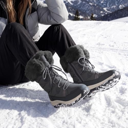 DREAM PAIRS Waterproof Winter Snow Boots Women