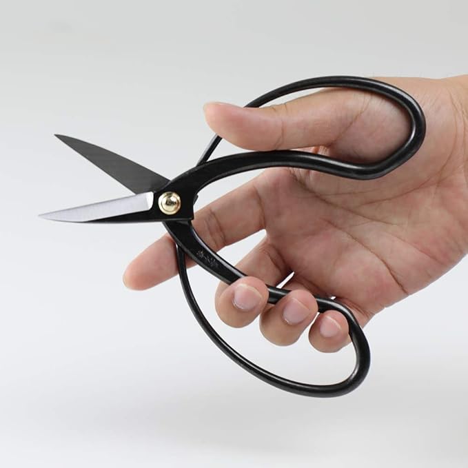 Hanafubuki Wazakura Bonsai Scissors Made in Japan 7inch(180mm), Japanese Bonsai Garden Tools, Hasami Pruning Shears - Traditional