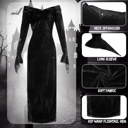 Xtinmee 8 Pcs Couples Halloween Cosplay Costume Gothic for Men Women