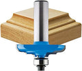 Decorative Ogee Router Bit, ½” Shank – Durable Router Edge Guide for Enhancing Doors & Drawer Fronts - Decorative Edge Profiler w/ 600 Grit Diamond Wheel – Woodworking Tools for Cabinetry Projects