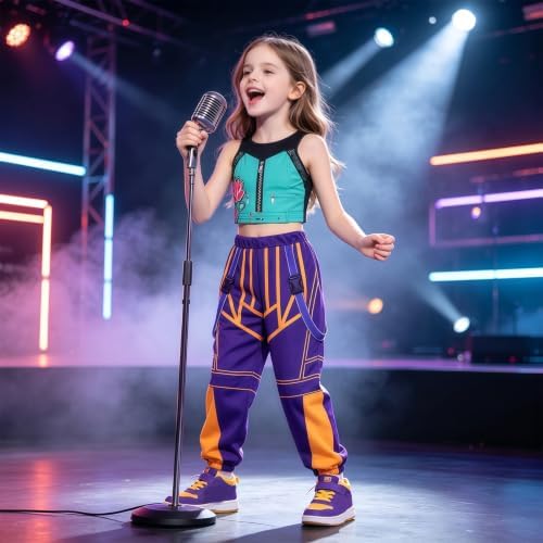Kids Pop Star Hunter Costume Girls Halloween Costumes Demon Cosplay Outfit