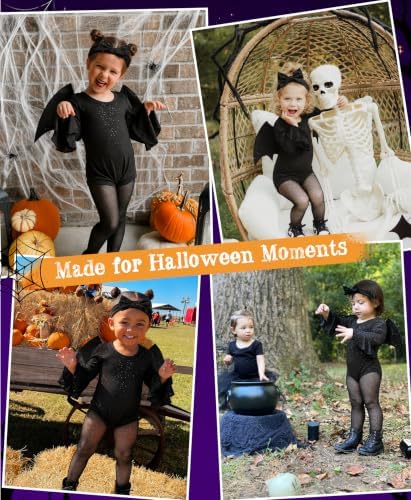 Halloween Baby Bat Costume for Toddler Girl Kids Halloween Party Outfit