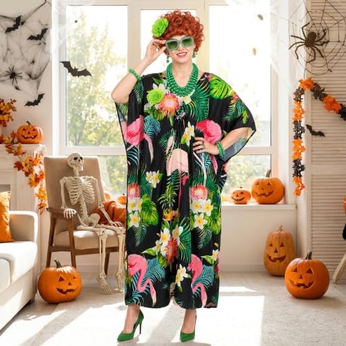 13 Pcs Halloween Landlady Costume Set for Women, Landlady Cosplay Outfits