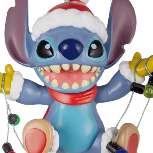 Hallmark Disney Christmas Ornament (Stitch with Light String)