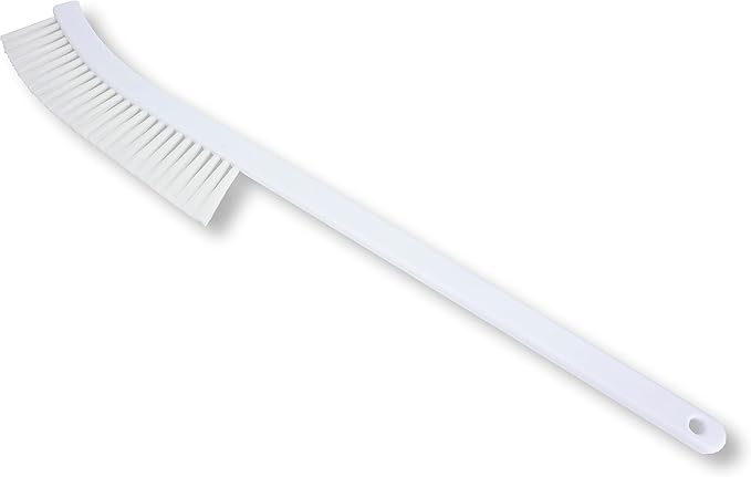 SPARTA Plastic Narrow Radiator Brush for Dusting Between Radiators, Vents, And Ducts, 24 Inches, White
