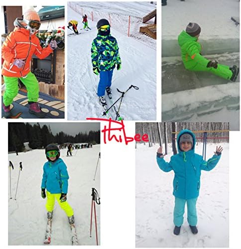 Boys' Waterproof Breathable Polyester Snowboard Ski Pants