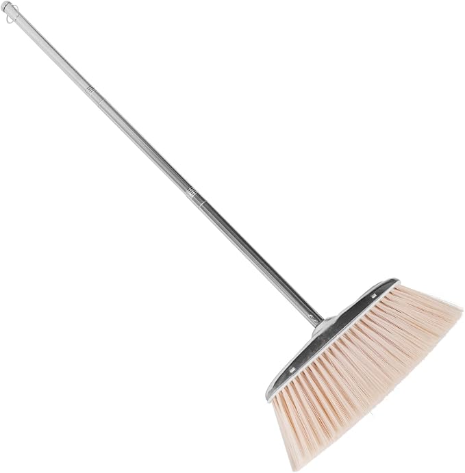 Healifty -Handled Broom Handle for Efficient Floor Cleaning Home Kitchen and to Use for Pet Hair and Dust Removal