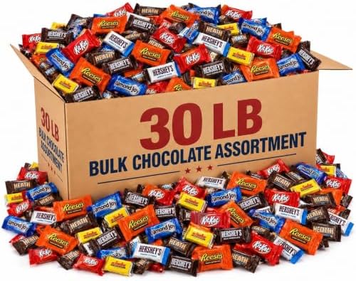 Queen Jax Chocolate Candy Variety Pack 30lb Bulk, Halloween Assorted