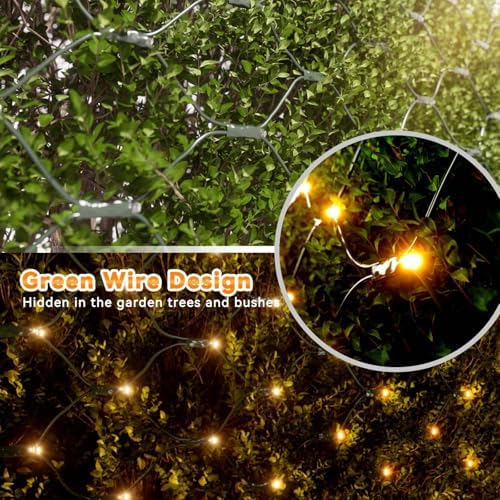 LitHome 21FT x 5FT Christmas Net Lights Outdoor Mesh Lights Connectable