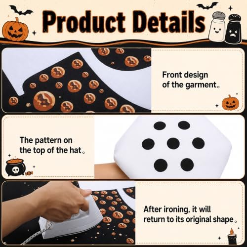 4 Pcs Salt and Pepper Couples Costume, Adult Halloween Condiment Cosplay