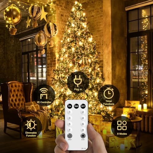 JMEXSUSS Outdoor Christmas Lights, 315ft 1200 LED Christmas Tree Lights