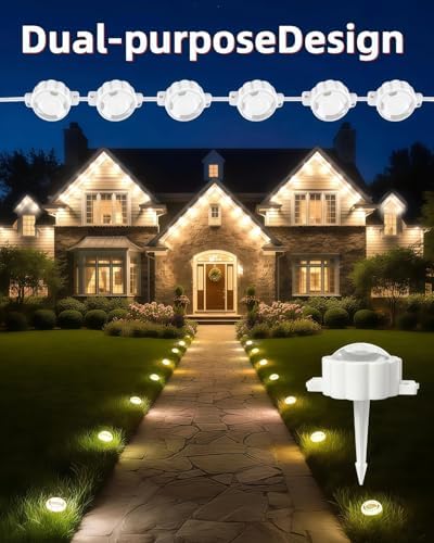 Permanent Lights for House (Warm White, 54Ft 36LED)