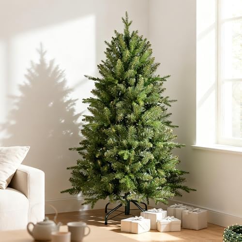 Treepool 4FT Unlit Artificial Christmas Tree, 668 PE/PVC Tips, Small Spaces