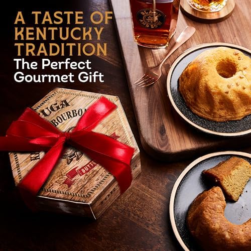 TORTUGA Kentucky Bourbon Butter Cake - 4 Oz. Cake - The Perfect Premium Gourmet Gift for Stocking Stuffers, Gift Baskets, and Christmas Gifts - Great Cakes for Delivery
