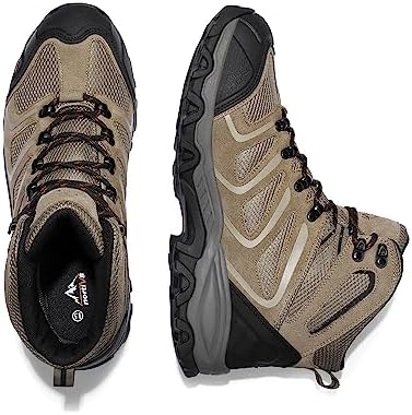 NORTIV 8 Men's Ankle High Waterproof Hiking Boots