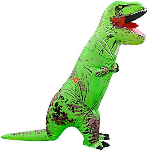 Funny Inflatable Dinosaur Costume for Adult and Kids,Blow Up Dinosaur Costume for Halloween Cosplay Party