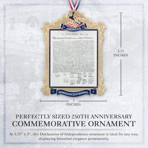 America's 250th Anniversary Ornaments - 3 Piece Bundle