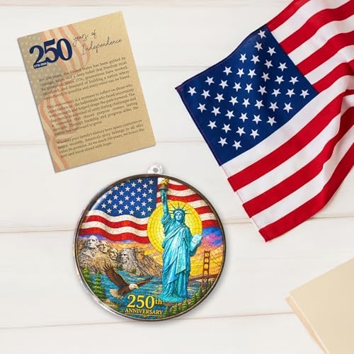 250 Anniversary USA Christmas Ornament, Christmas in July Decorations