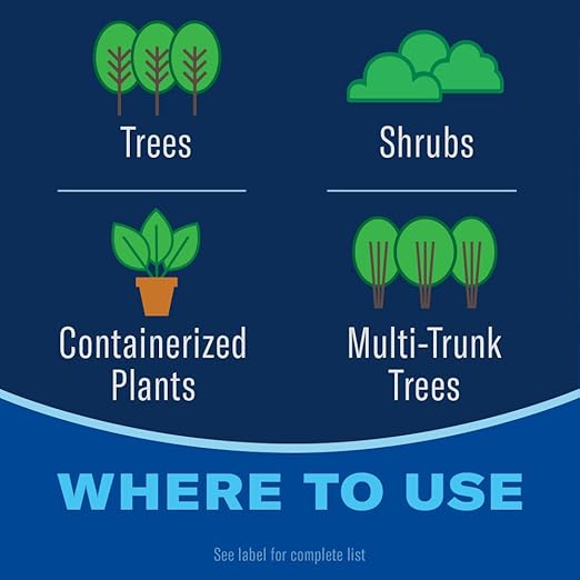 BioAdvanced 12 Month Tree and Shrub Protect and Feed Concentrate, 64 oz, Insect Killer, Tree Fertilizer & Plant Food
