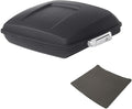 TCMT Matt Black 5.5" Razor Motorcycle Trunk Box Fits For Harley 2014-2025 Touring CVO Road King Road Glide Street Glide Electra Glide Pack