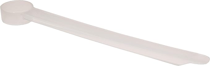 1/4 Teaspoon (1.25 mL) Long Handle Plastic Measuring Spoon for Coffee, Protein Powder, Pet Food, Spices, Grains, Dry Goods – Food-Grade BPA-Free (Pack of 1)