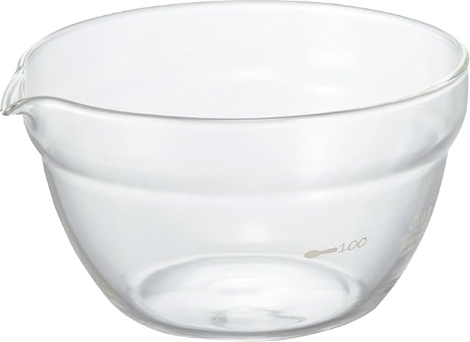HARIO KB-20-BK KB-20-BK Single Mouth Bowl, Made in Japan, Heat Resistant Glass, 6.8 fl oz (200 ml), Clear