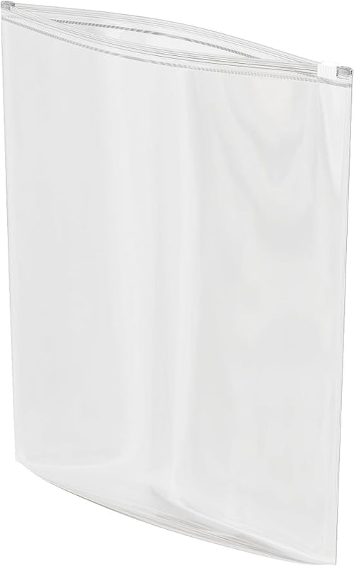 100 Count - Slider Zip 2.5 Gallon Jumbo Food Storage Bags, 13" x 18" 3 Mil Heavy Duty, Extra Large, Strong & Durable For Freezer Storage. GPI
