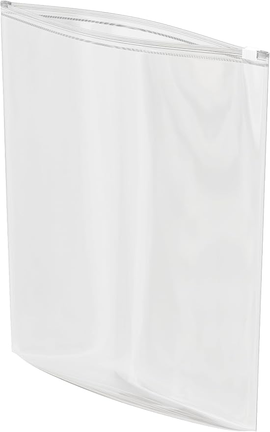 500 Count - Slider Zip 2.5 Gallon Jumbo Food Storage Bags, 13" x 18" 3 Mil Heavy Duty, Extra Large, Strong & Durable For Freezer Storage. GPI