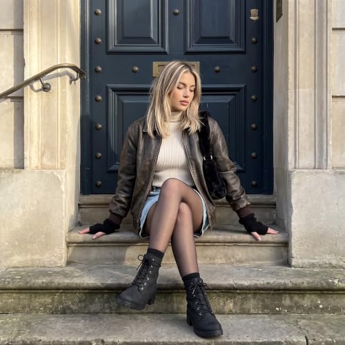 dunes Kobe Combat Ankle Boots for Women