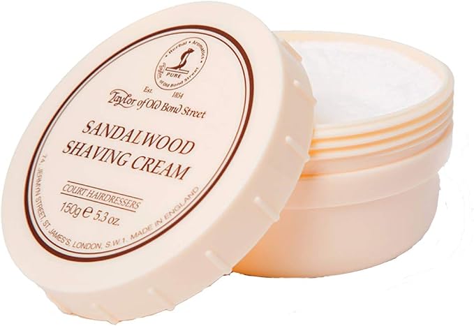 Taylor of Old Bond Street Sandalwood Shaving Bowl, 5.3-Ounce Pack of 3 (3)