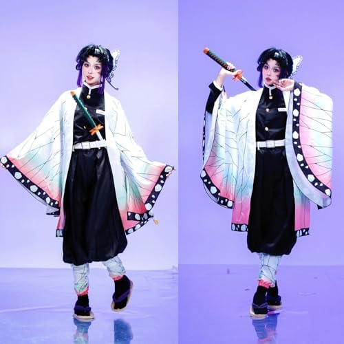 Kimonos Cosplay Costumes Adult Women Girls Anime Japanese Kimono Robe Halloween Outfit with Accessories