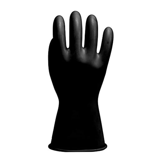 E011B-11 Salisbury by Honeywell E011 11" Class 0 Rubber Linemen's Electrical Gloves, 8, Red Black, 11