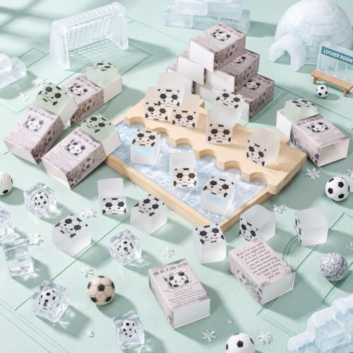 24 Sets Soccer Gifts Cool Soccer Party Favors with Support Boxes
