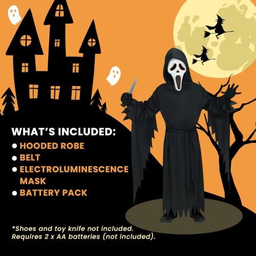 Fun World E.L. Ghost Face Costume Child