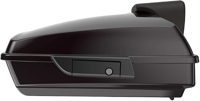 Advanblack Road Glide Tour Trunk Pack Blackened Cayenne Razor Tour Trunk Pack Backrest Pad for '97-'25 Harley Touring Road King Street Glide Electra Glide CVO models
