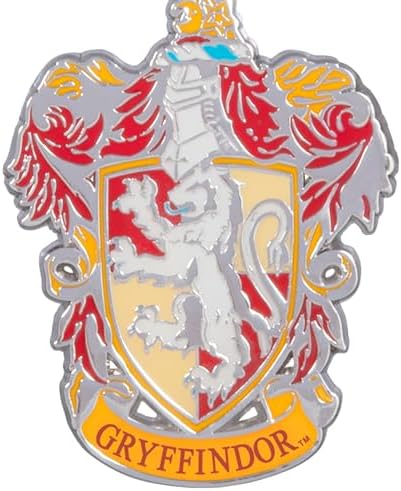Hallmark Keepsake Christmas Ornaments, Harry Potter Hogwarts House Crest, Metal, Set of 4, Gifts for Harry Potter Fans