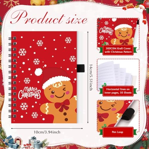 Gueevin 72 Pcs/36 Set Inspirational Notebook Pen Gifts Bulk, Cartoon