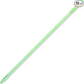 SPARTA Fiberglass Broomstick Replacement Broom Handle with Acme Threaded Tip for Industrial Cleaning Tools, Fiberglass, 60 Inches, Lime, (Pack of 12)