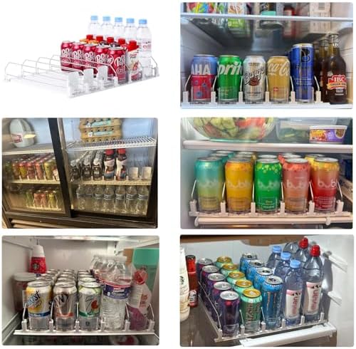 SZNLZQ Drink Organizer for Fridge,Holds 30 Cans