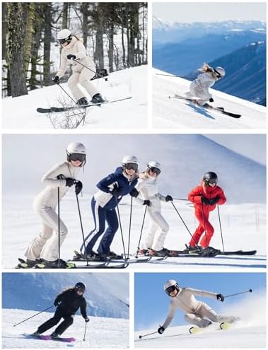 Snow Ski Pants Women Softshell Insulated Fleece Lined Pants Women