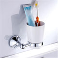 Chrome Plated Brass Wall Mount Bath Hardware Sets Towel Bar Robe Hook Paper Holder Square Bathroom Accessories Set