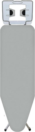 Ironing Board Full Size, 52x14 Inch Iron Board with Steam Rest, Heavy Duty Metal Frame Legs Foldable Ironing Stand, Non-Slip, 7 Height Adjustable, Gray