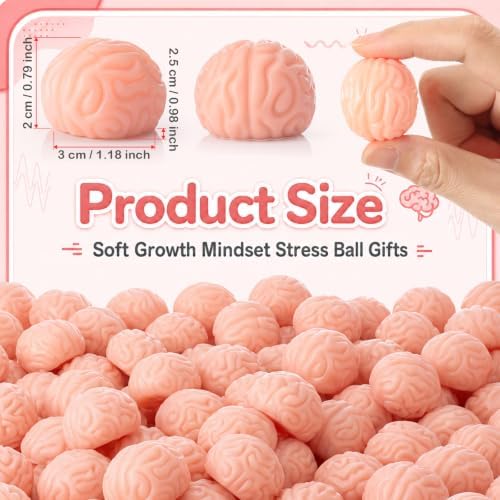 Thenshop 20 Pcs Growth Mindset Gift Brain Relief Favors for Students