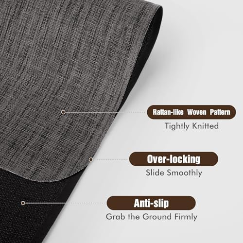 Blvornl Office Chair Mat for Hardwood Floor, Computer Chair Mat, 45"x 53"