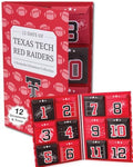 Texas Tech Merch 12-Day Holiday Ornament Advent Calendar Football Gift