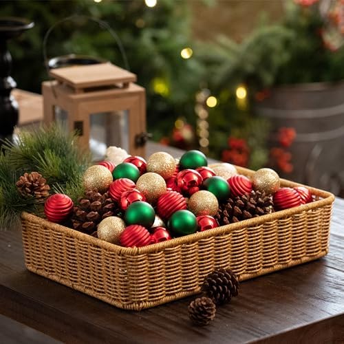 Valery Madelyn Small Christmas Tree Decorations Ball Ornaments 24ct 1.57"