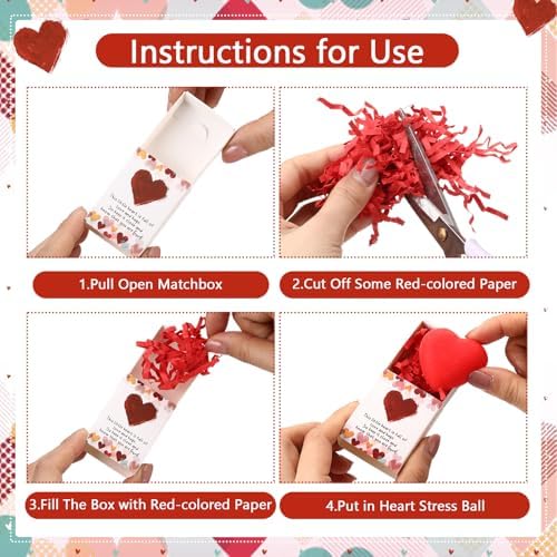 24 Sets You are Loved Gifts Pocket Hug Hearts with Boxes
