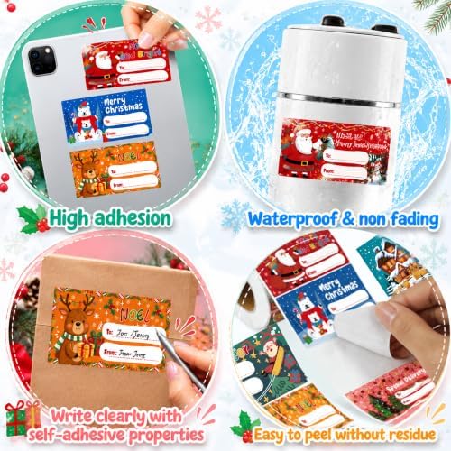 Christmas Gift Tags - 500 PCS Gift Tags for Christmas Presents