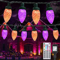 iBaycon C9 Halloween Lights, 65FT 100 LED Color Changing, Connectable